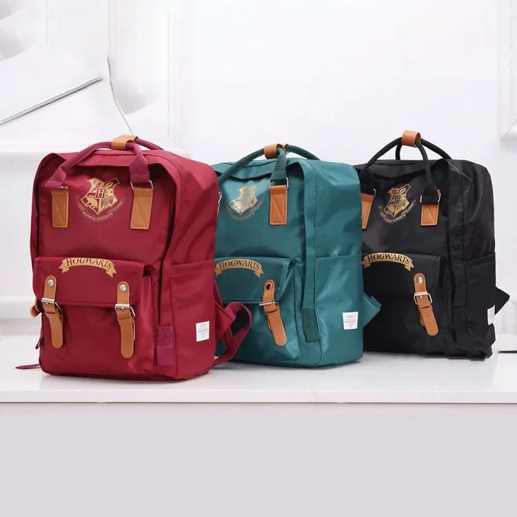 Водонепроницаемый нейлоновый школьный рюкзак Гарри Поттера уличная сумка для