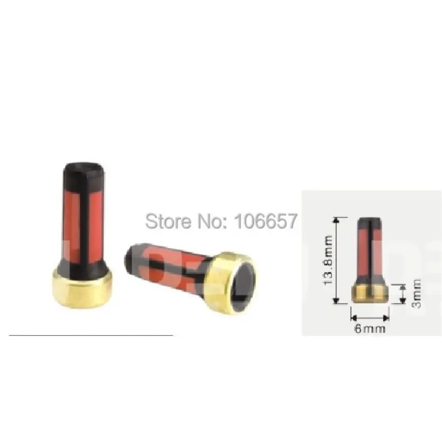 

100 шт., фильтр для топливного инжектора 13,8*6*3 мм, фильтр для микрофильтра, размер 1004b