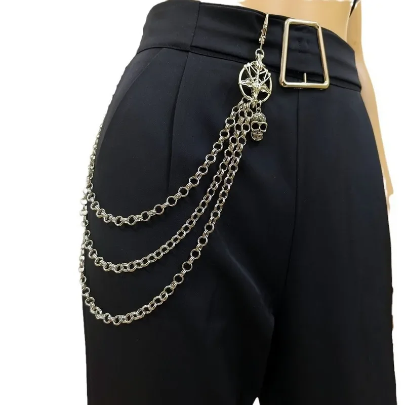 Брелки с перевернутой пентаграммой и головой козла для мужчин женщин брелок