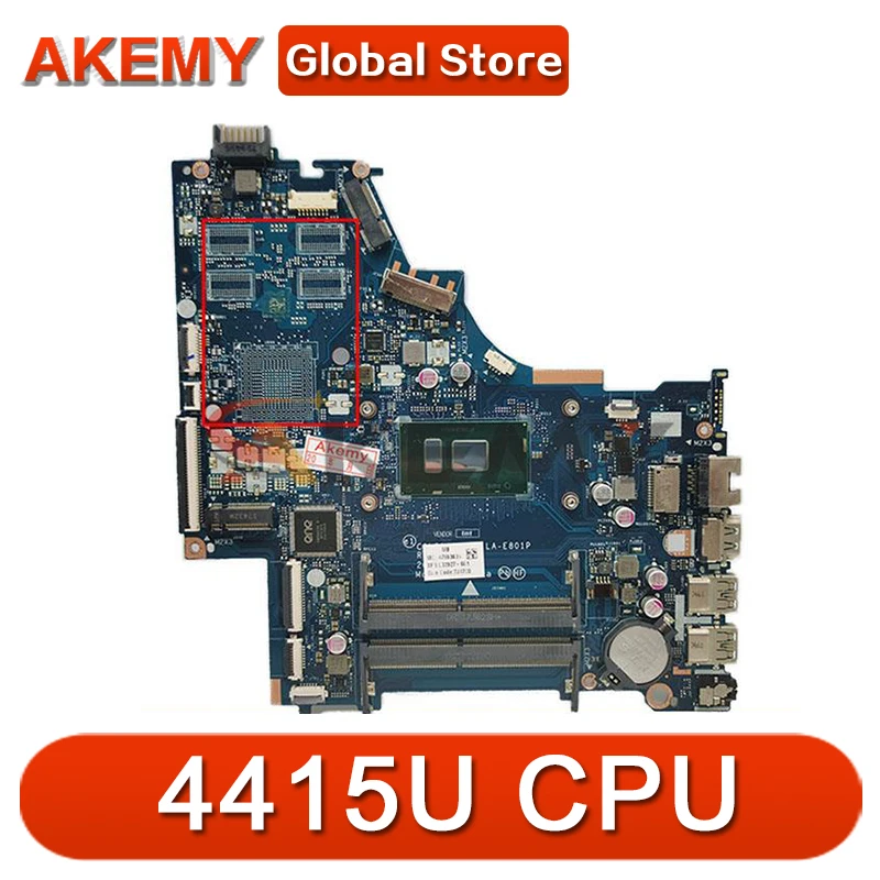 

For HP 15-BS Laptop motherboard 938833-601 938006-601 938006-501 938006-001 CSL50 CSL52 LA-E801P Mainboard With SR348 4415U