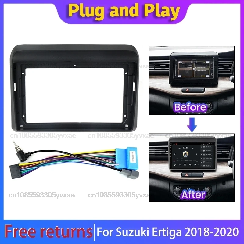 9-дюймовая автомобильная мультимедийная фоторамка для Suzuki Ertiga 2018 2019 2020 DVD стерео