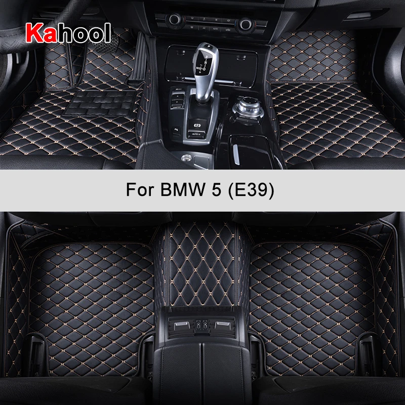 

KAHOOL Custom Car Floor Mats For BMW 5ER E39 1996-2004 Years Auto Accessories Foot Carpet