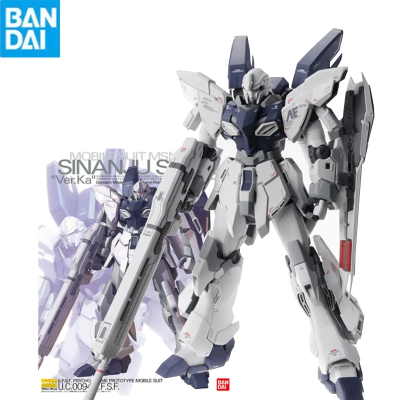 

Bandai Gunpla Mg 1/100 Msn-06S Gundam Sinanju Stein Ver. Ka Assembly Model High Quality Collectible Robot Kits Models Kids Gift