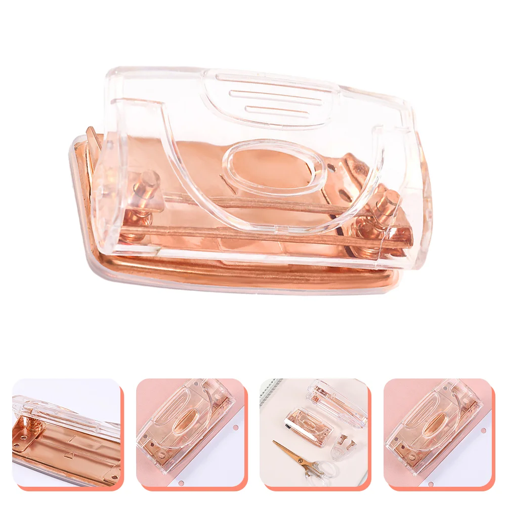 

3 Hole Punch Punch Hole Puncher 3 Ring Puncher Clear Hole Punch Office Planner Puncher Effortless Punching Tool Desktop