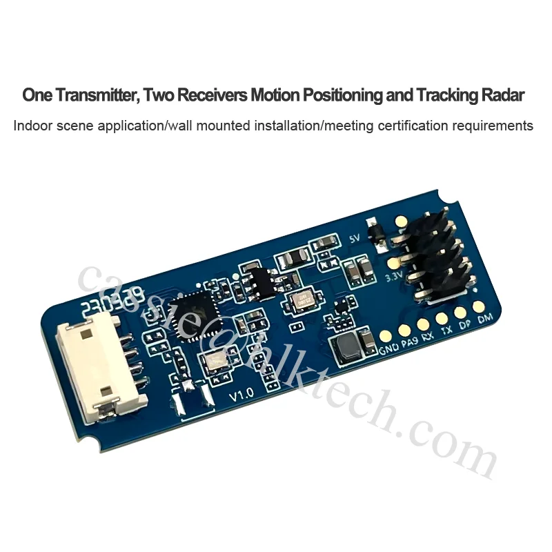 Hi-Link Φ 24G MmWave модуль отслеживания скорости движения и человека для замены PIR в 6 м