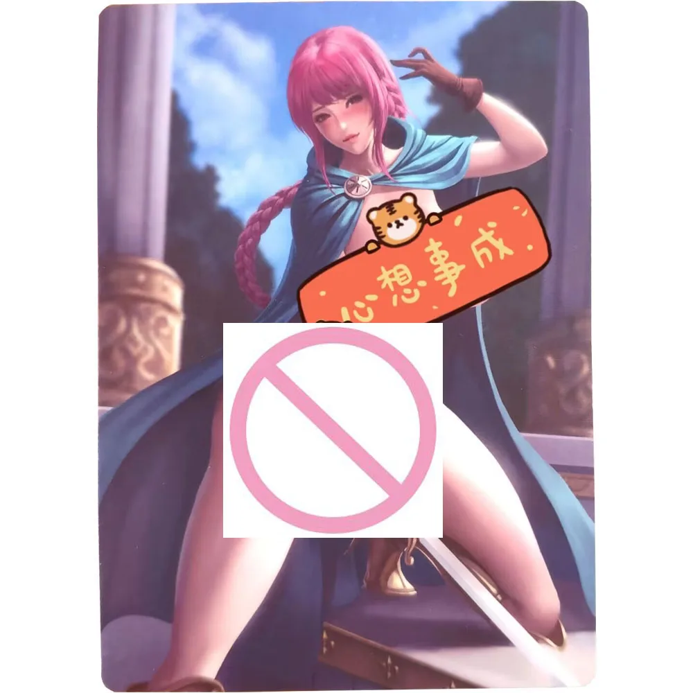 

DIY One Piece Rebecca анимация коллекция открыток сексуальная девушка полностью Обнаженная открытка матовое аниме периферийное отаку должно иметь подарки 63*88 мм