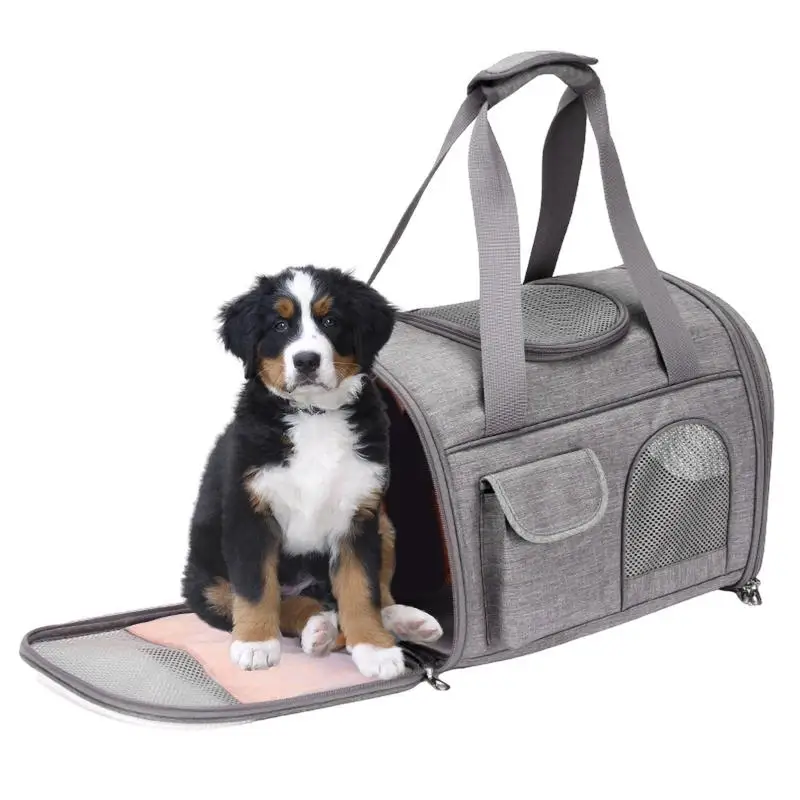 

Pet Carriers Portable Kitten Carrier For Travel Soft Sided Pet Carrier Bag Airline Approved Expandable Collapsible Puppy Carrier