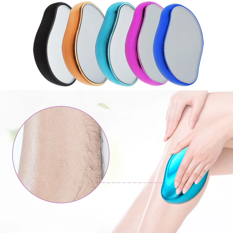 

Physical Hair Removal Painless Safe Epilator Easy Cleaning Reusable Body Beauty Depilation Tool Glass Hair Removal for Men Women