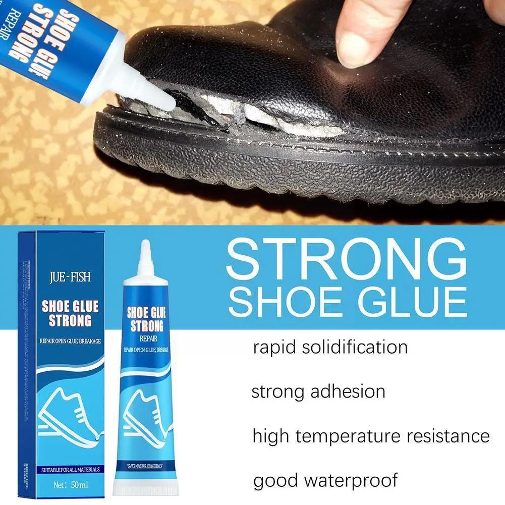 

50ml Strong Shoe Glue Adhesive Worn Shoes Repairing Glue Sneakers Boot Sole Bond Adhesive Shoemaker Fix Mending Liquid Tool