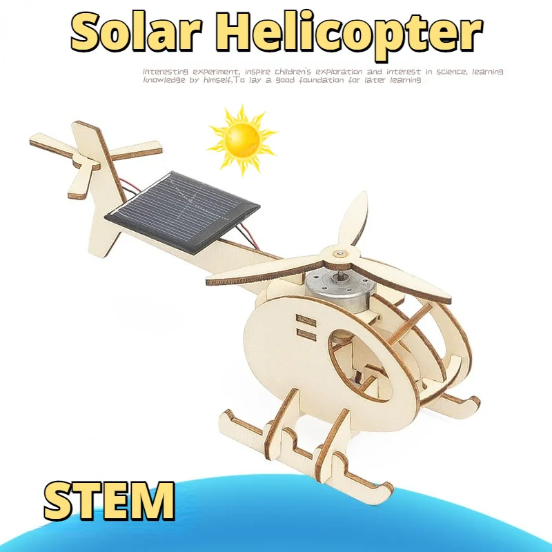 

Solar Helicopter DIY Kids Science School Projects Experiment Kit Science Toys For Children Boys Stem Educational Toys Brinquedos