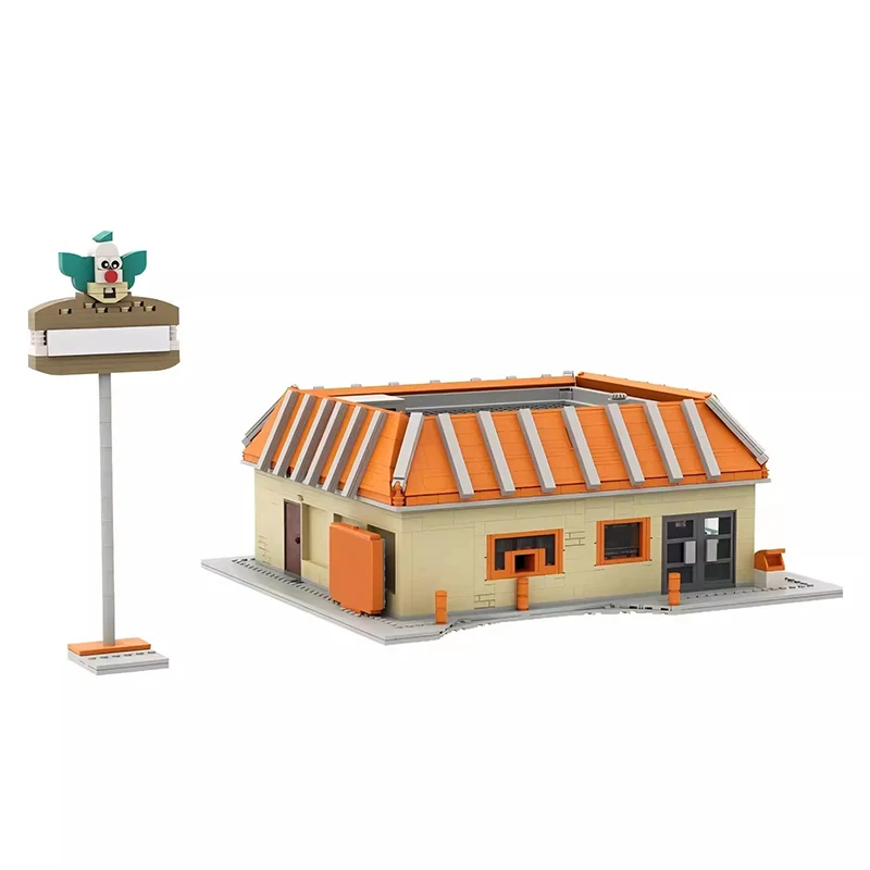 Конструктор Bricklink Ideas City: Дом Симпсонов, Красти Бургер, Церковь Спрингфилд, Начальная школа — Архитектурные наборы, строительные блоки, игрушки (art.: 3920db0e15554) - 3920db0e15554