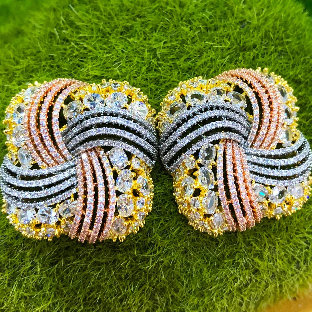 Kellybola Роскошные квадратные полые серьги для женщин свадебная вечеринка