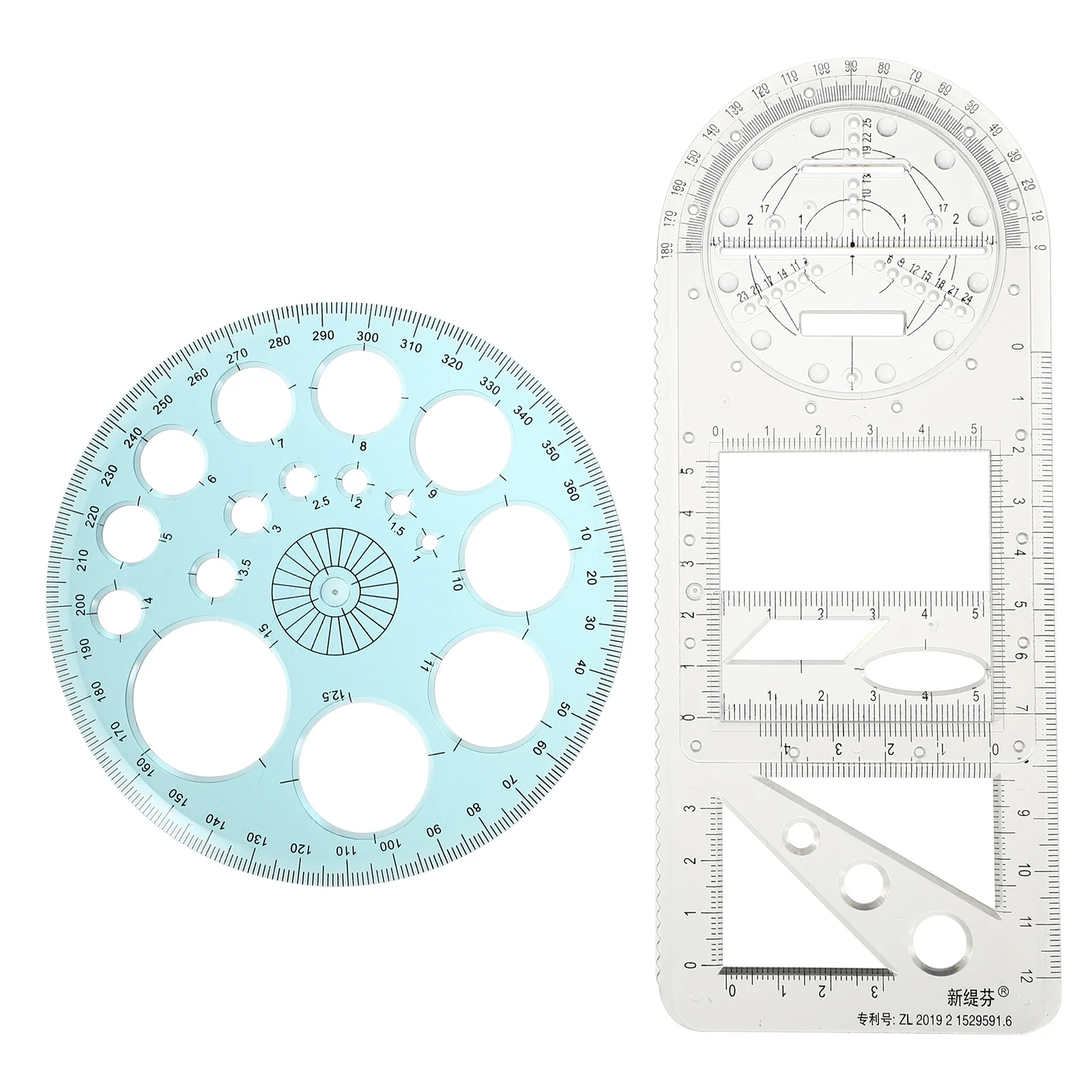 

Ruler Drawing Circle Geometric Supplies Protractor Draw Templates Multipurpose Office Studying Building Designing Tool School