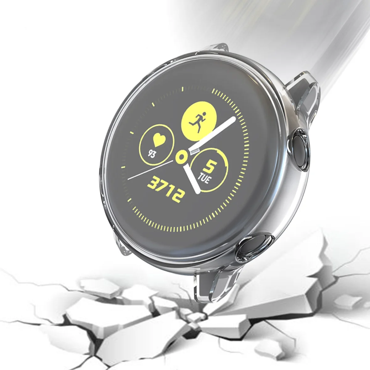 Защитный чехол для часов полистый силиконовый прозрачный умный из мягкой резины