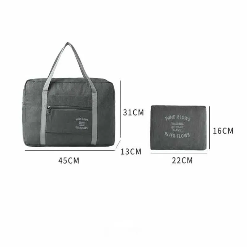 Waterproof Oxford Travel Bags Women Men High Quality Duffle Organizer Luggage Foldable Storage Packing Cubes Weekend Handbags