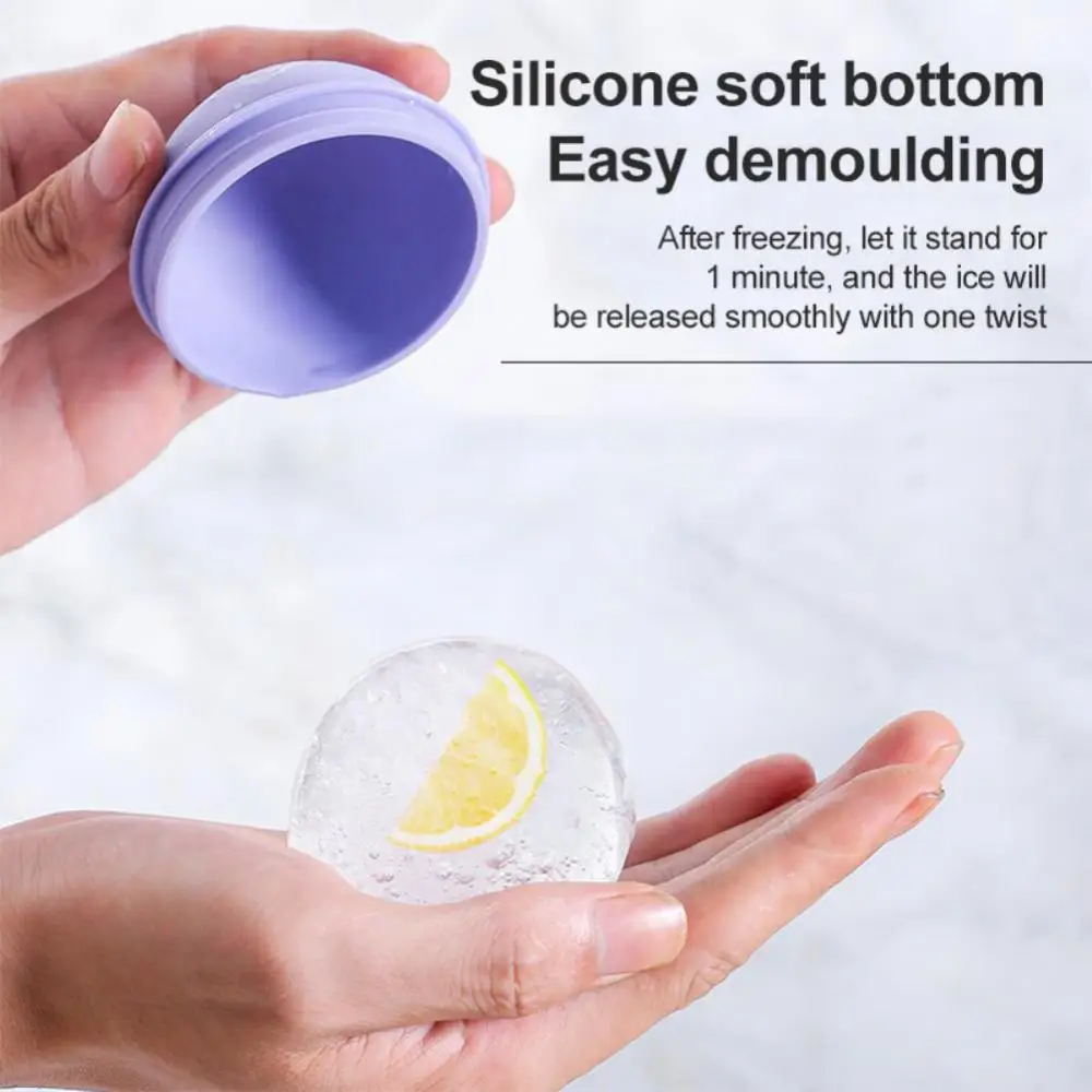 

Ice Ball Mold New Frozen Whiskey Spherical Cube Mold Food Grade Silicone Tray Creative Homemade Ice Ball Artifact Kitchen