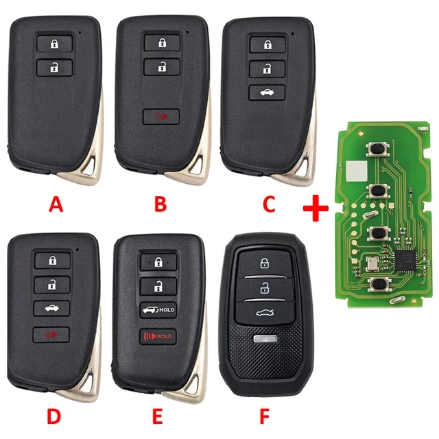 

XSTO01EN Универсальный смарт-ключ Xhorse VVDI для Toyota XM38 для Lexus XM38 4D 8A 4A «все в одном» Lexus Toyota Smart Key Shell