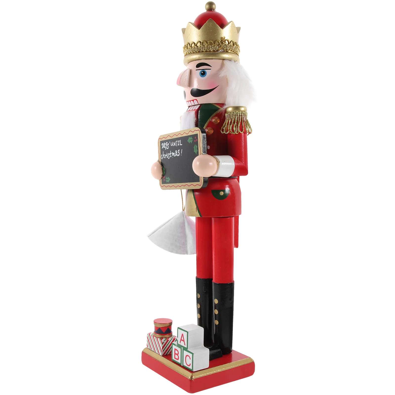 

Christmas Gift Cute Wooden Nutcracker Figure Desktop Christmas Wood Puppet Ornament Giant 150cm Nutcrackers