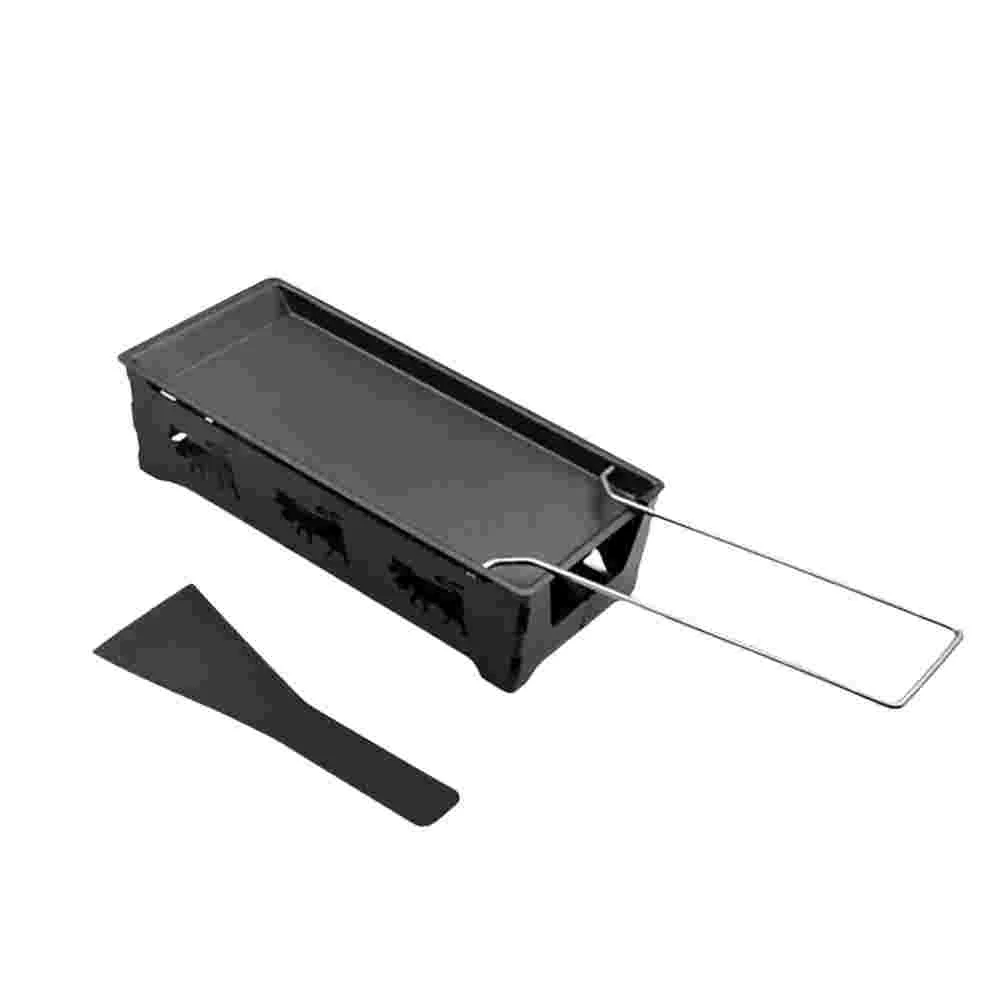 

1 Set Portable Cheese Grill Mini Non-stick Bakeware Set Butter Cheese Grill Non-stick Outdoor Camping Cookware for Kitchen with