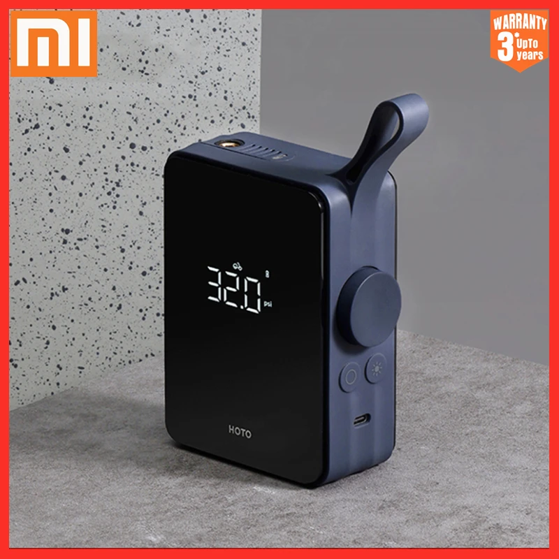 

Умный портативный воздушный компрессор Xiaomi, электрический беспроводной надувной насос со светодиодной подсветкой для автомобильных и вел...