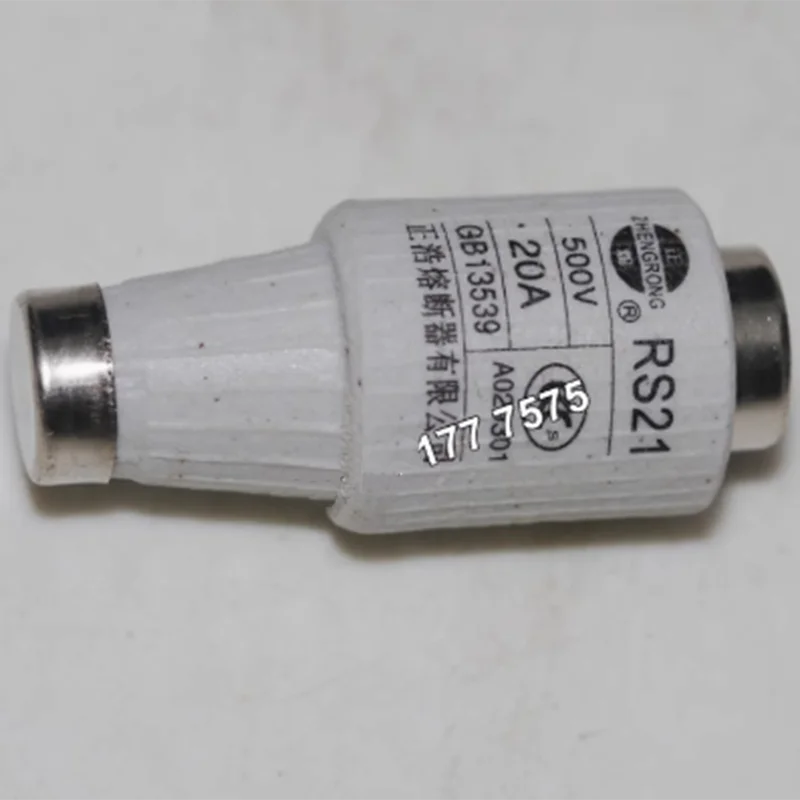 20 шт. быстроплавильный предохранитель RLS2 RS21 RLS6-25 6A 10A 16A 20A 25A 32A спиральный