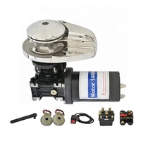 jv511 stainless steel vertical marine 600w 12v electric winch for yacht boat