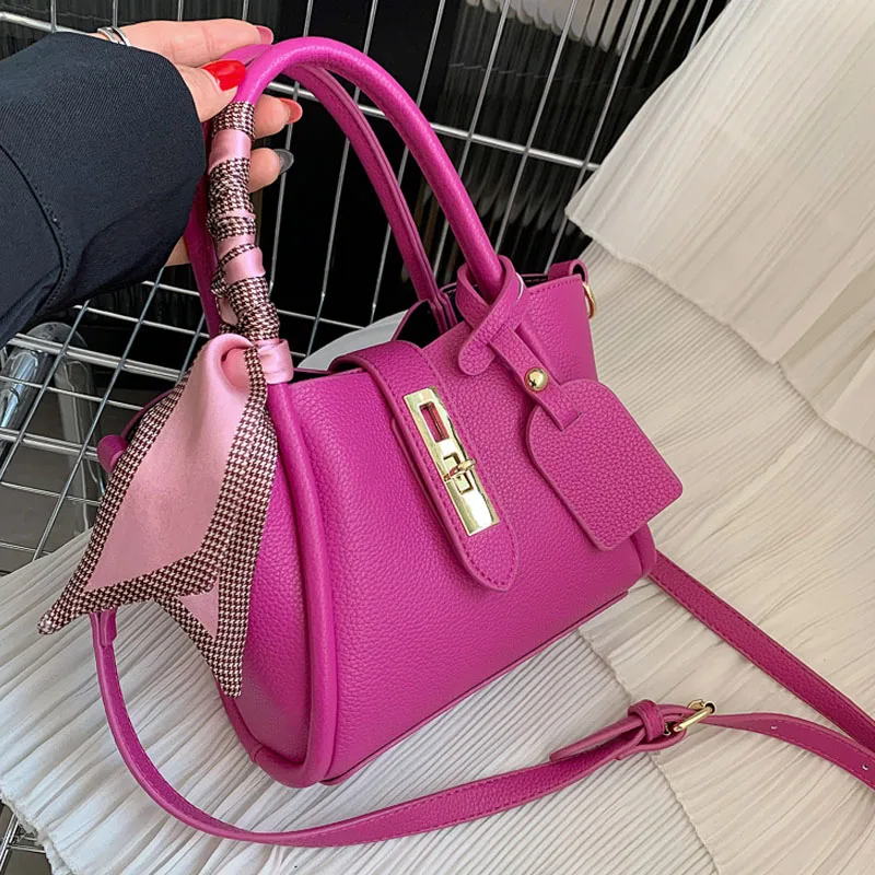 

Роскошные брендовые дизайнерские сумки с лентой, женские дизайнерские Наплечные Сумки из искусственной кожи, модная маленькая сумка через ...