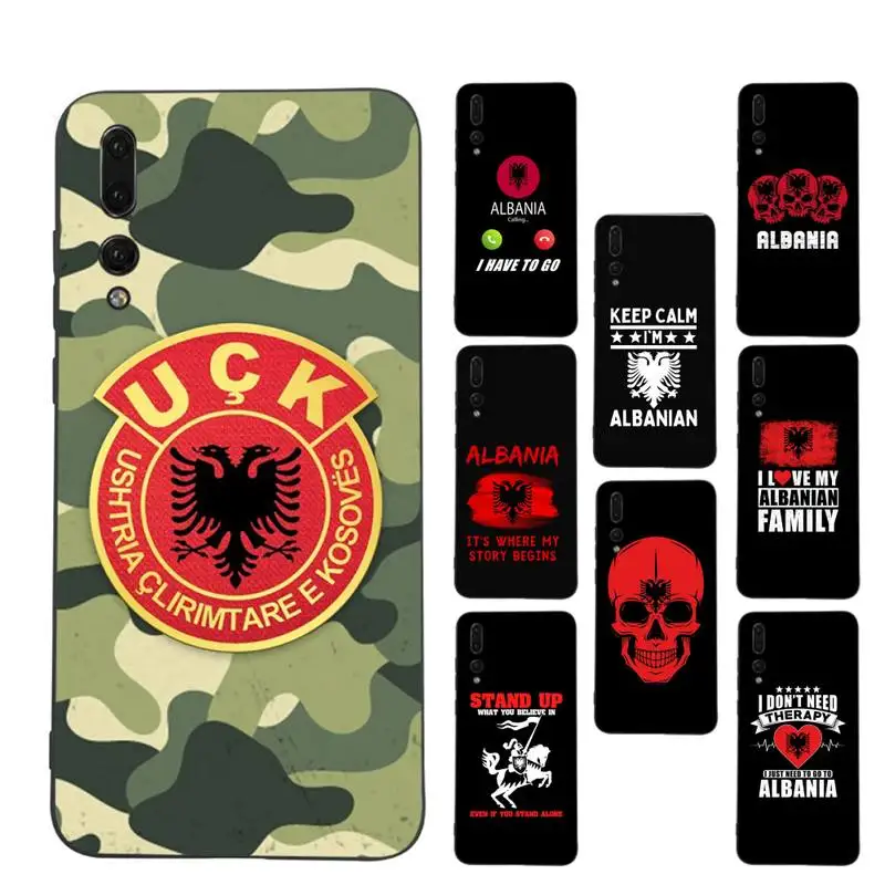 

Albania Albanians National flag Phone Case Soft Silicone Case For Huawei P 30lite p30 20pro p40lite P30 Capa