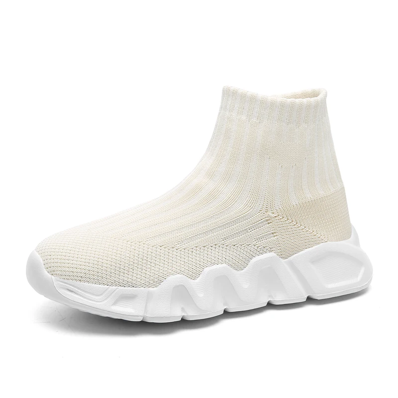 

Kids Slip-on Shoes for Girls Boys Knitted Shoes Children Sneakers Four Seasons Breathable Soft-soled Student Shoes Size 26-38
