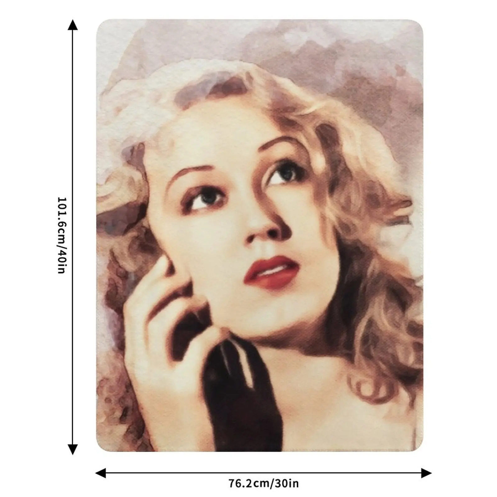 Плед Fay Wray, Movie Legend, мягкий и удобный плед для чтения и просмотра телевизора (art.: 3920db743585d) - 3920db743585d