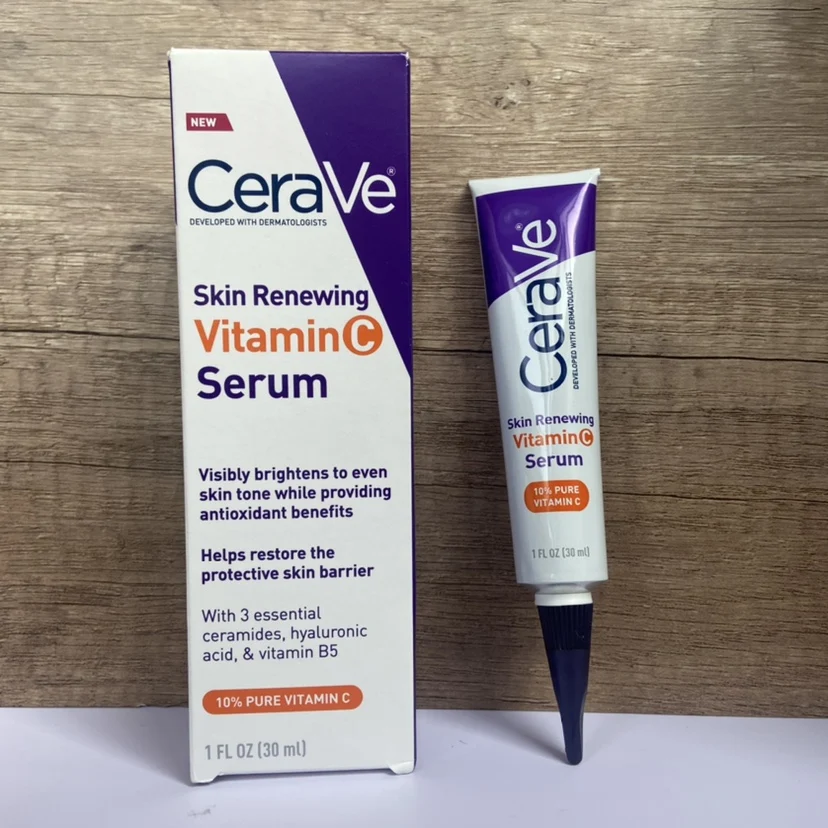 

30ml CeraVe Skin Moisturizing Vitamin C Serum With Hyaluronic Acid Whitening Brighten Tone Repair Skin Barrier Renewing Essence