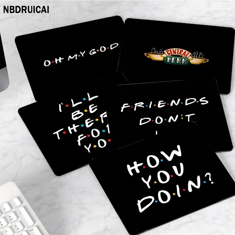 

Friends TV Shows Small Desktop Desk Mat Kawaii Gaming Accessories Students Writing Pad For PC Computer Table