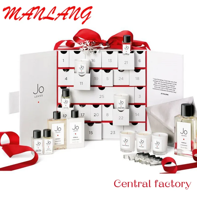 Роскошный персонализированный логотип на заказ коллекция косметики календарь