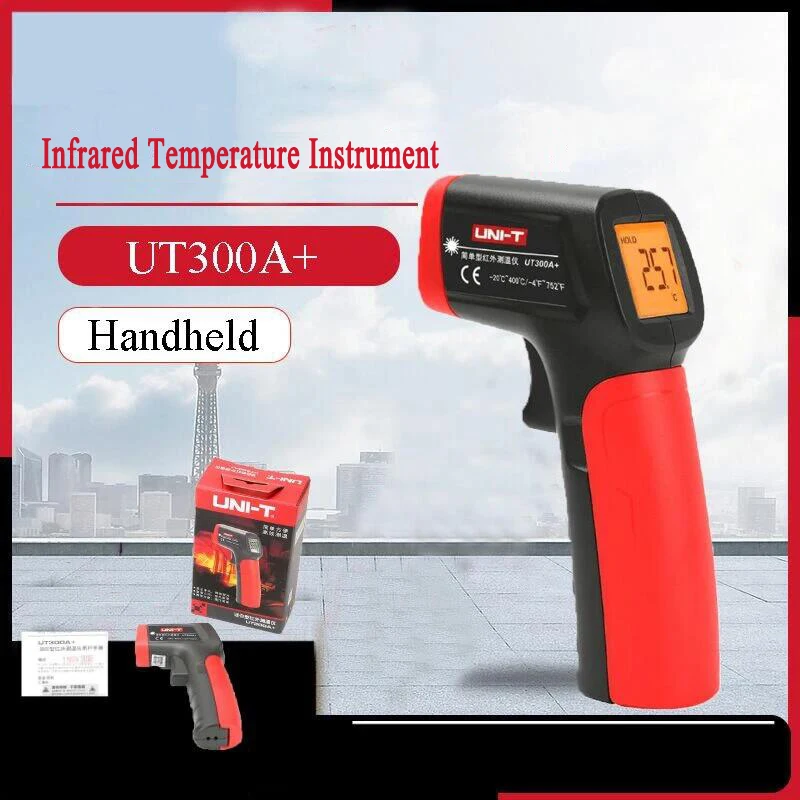UNI-T UT300A + лазерный инфракрасный термометр, ручной Termometro ...