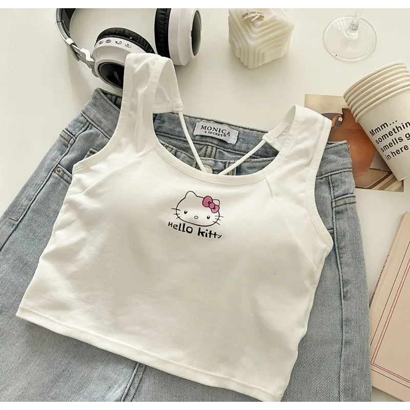 Sanrio Hello Kitty универсальная майка с перекрестной спинкой для женщин нагрудной