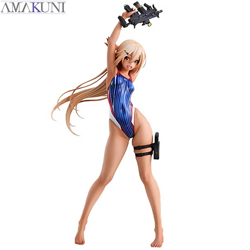 

In Stock Original 1/7 AMAKUNI Hobby JAPAN ARMS NOTE Kouhai Chan Swim Team Ver Anime Figure Model Collectible Action Toys Gifts