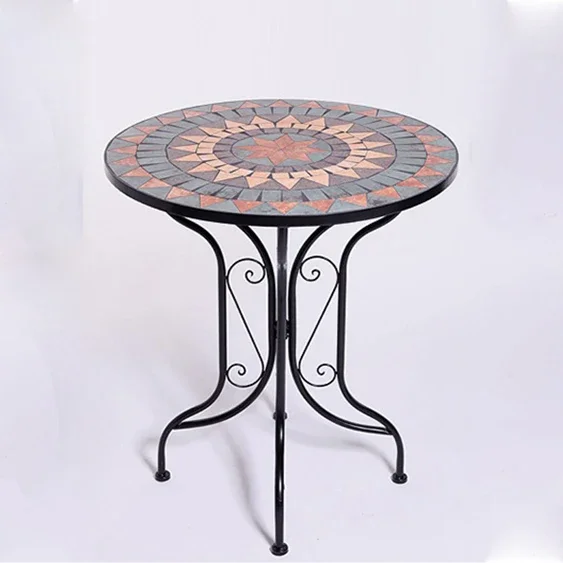 Уличные столы в европейском стиле набор стульев бытовой балкон двор железный