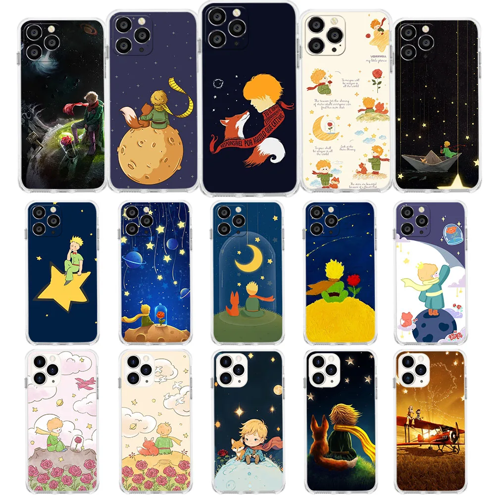 Фото UK-91 The Little Prince Soft чехол для OPPO VIVO Reno A17k A77s A78 Findx5 8t Y35 Y22s Y16 Y02s Y02 Y01 X80 V25 Pro №1