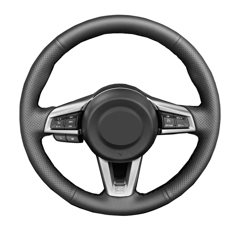 

Ручное шитье, телефон для Mazda MX5 чехол рулевого колеса автомобиля 2016 2017 2018 2019 2020 2021, автомобильные аксессуары