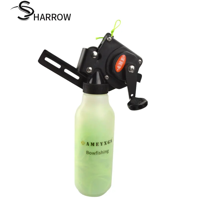Fishing Rope Pot 40m Archery Bow Fishing Reel ABS Aluminum Alloy Rope Bowfishing Tool Recurve Compound Bow Fishing Tackle
