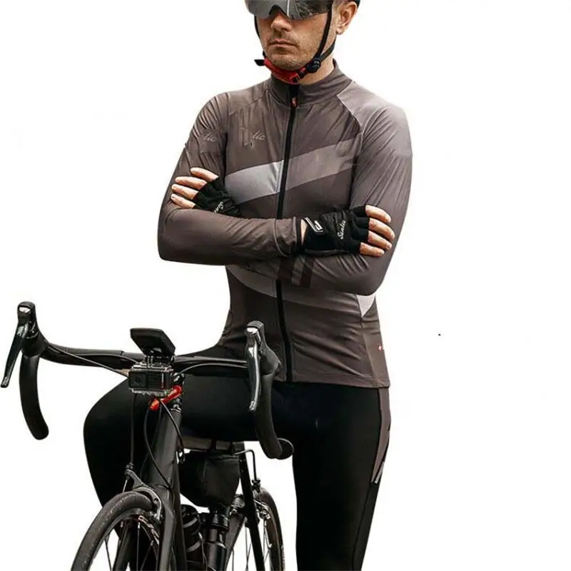 

Santic Cycling Set Spring Breathable Cycling Jersey Set MTB Bicycle Clothing Maillot Ropa Ciclismo Long Sleeve Bike Clothes