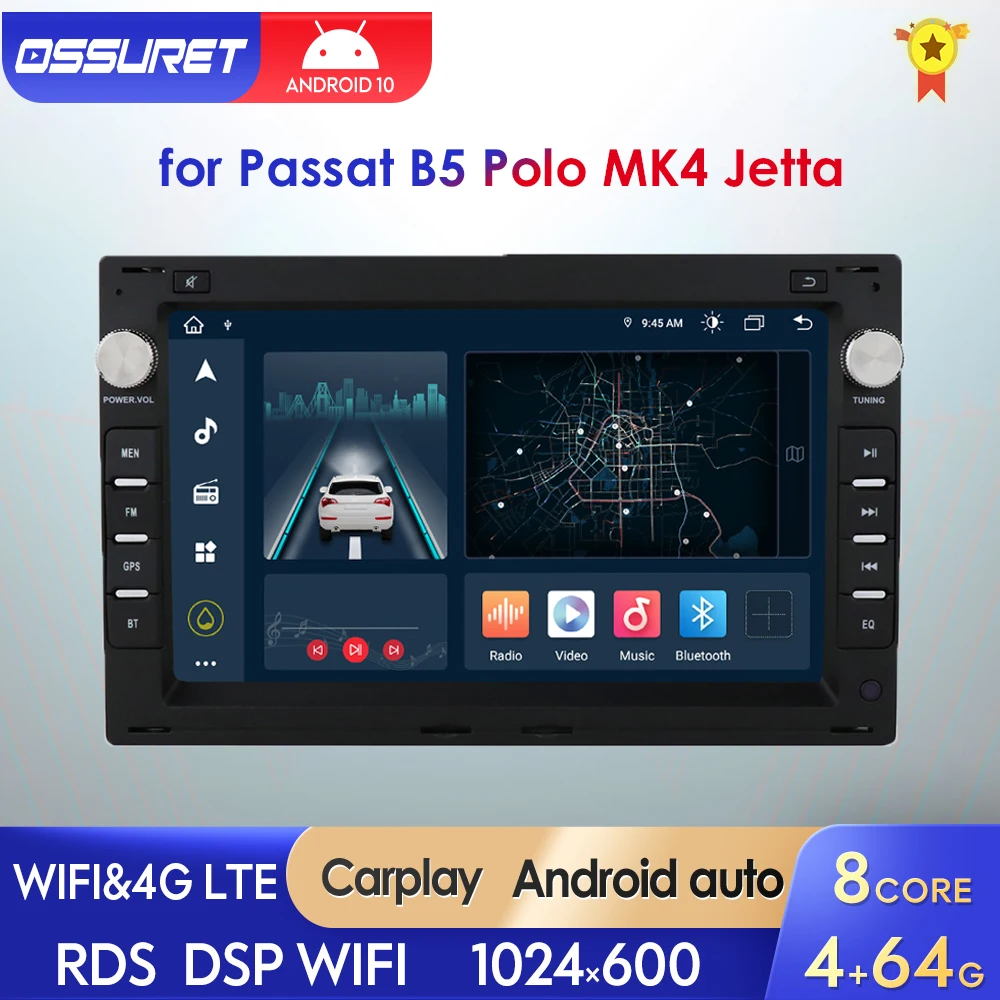 Автомобильная Мультимедийная система Android Raido для POLO MK3 4 BORA GOLF IV MK4 Passat B5 JETTA VW T4 5 1998