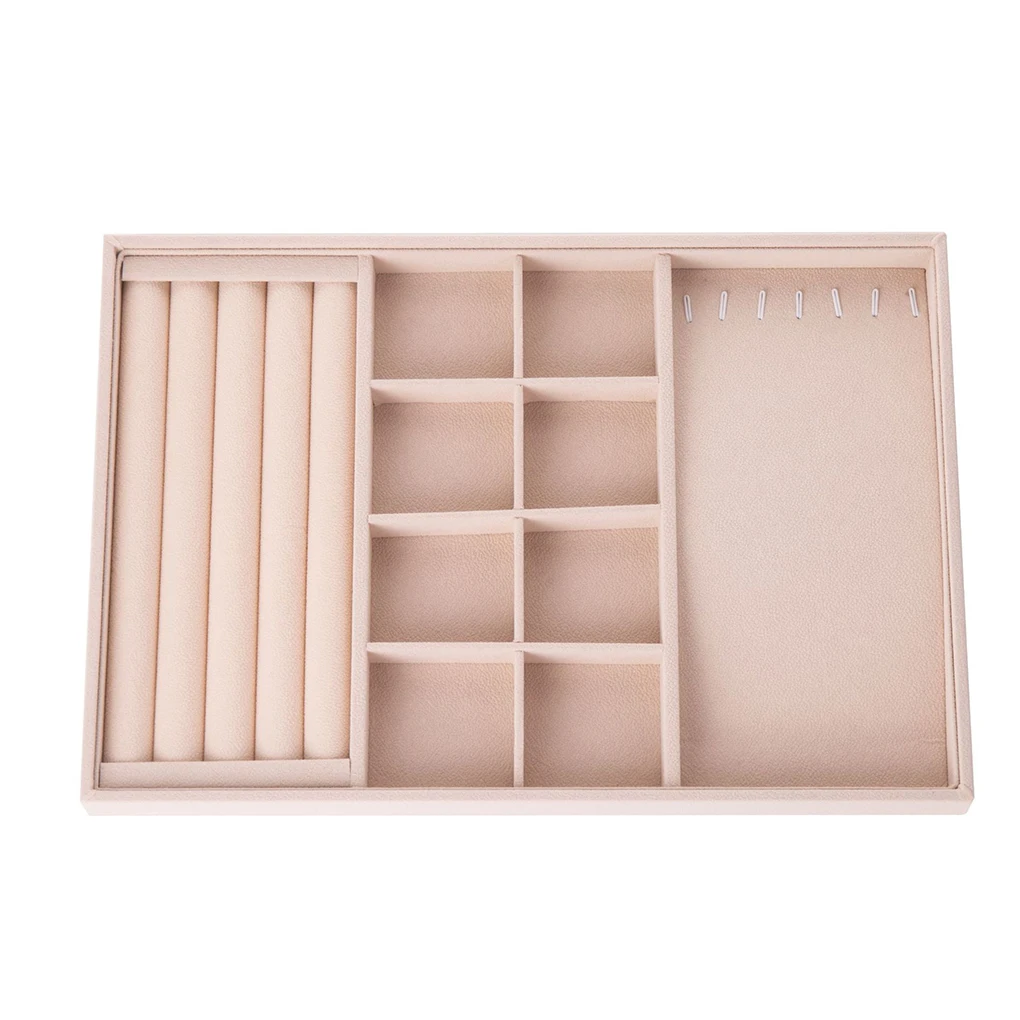 

Шкатулка-лоток для ювелирных изделий, органайзер для хранения колец, многоцелевой сетчатый держатель