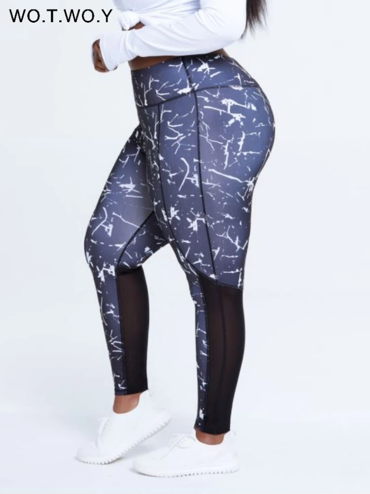 

Женские леггинсы с сетчатым швом и эффектом пуш-ап