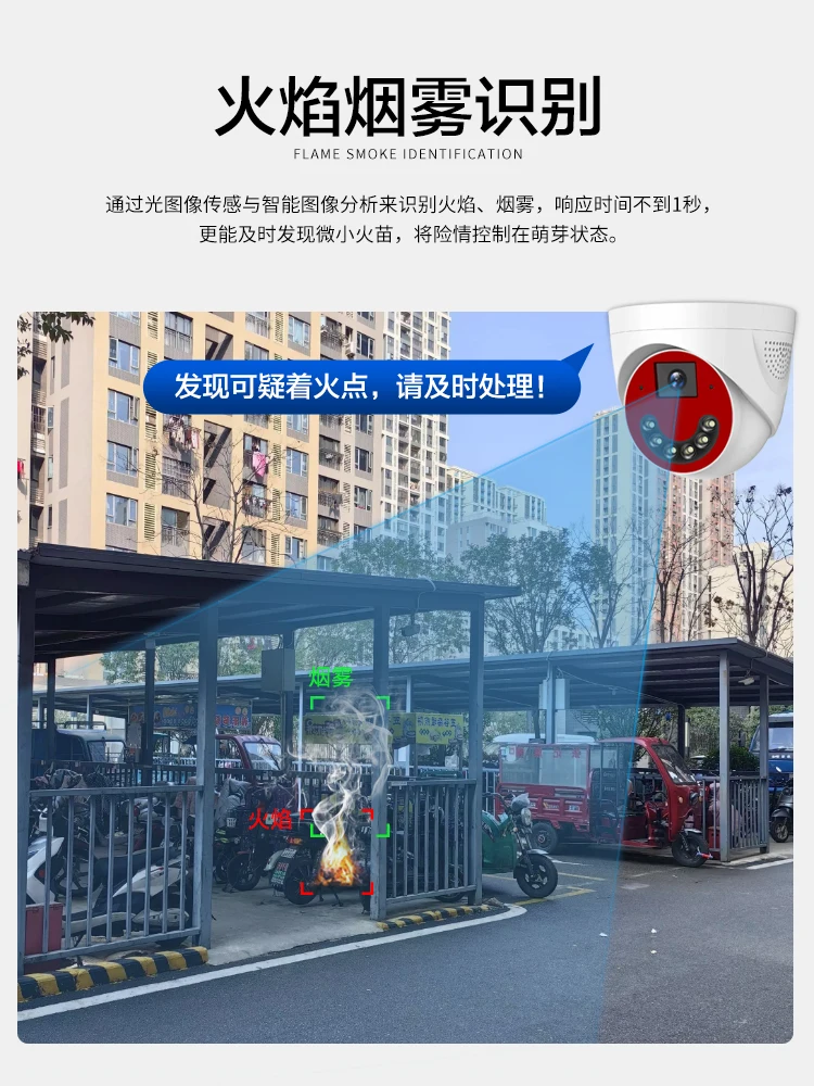 Идентификация пламени камера машинный детектор навес зарядная батарея