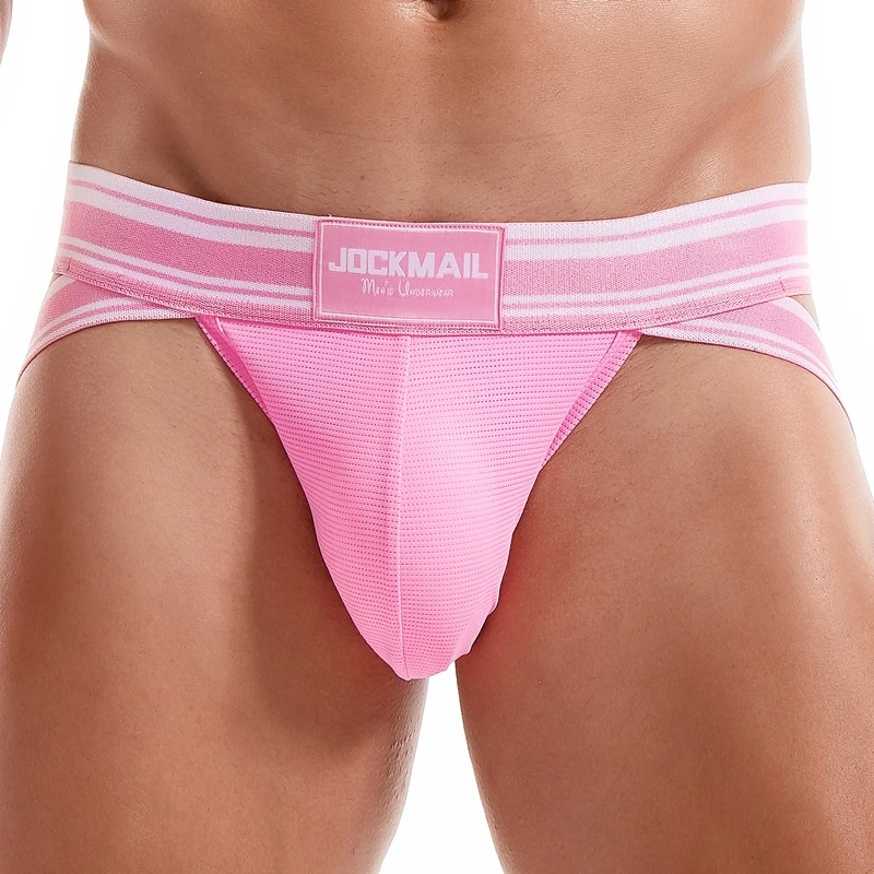 

JOCKMAIL Men's Underwear Gay Sexy Jockstrap Pouch Cuecas Tangas Panties Men Thongs Underpants Sissy Slip Bikini Homme Srting