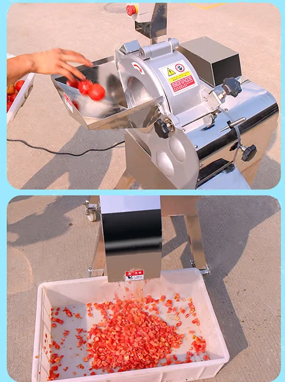 Электрическая машина для резки лука и овощей/коммерческая кубиков овощей