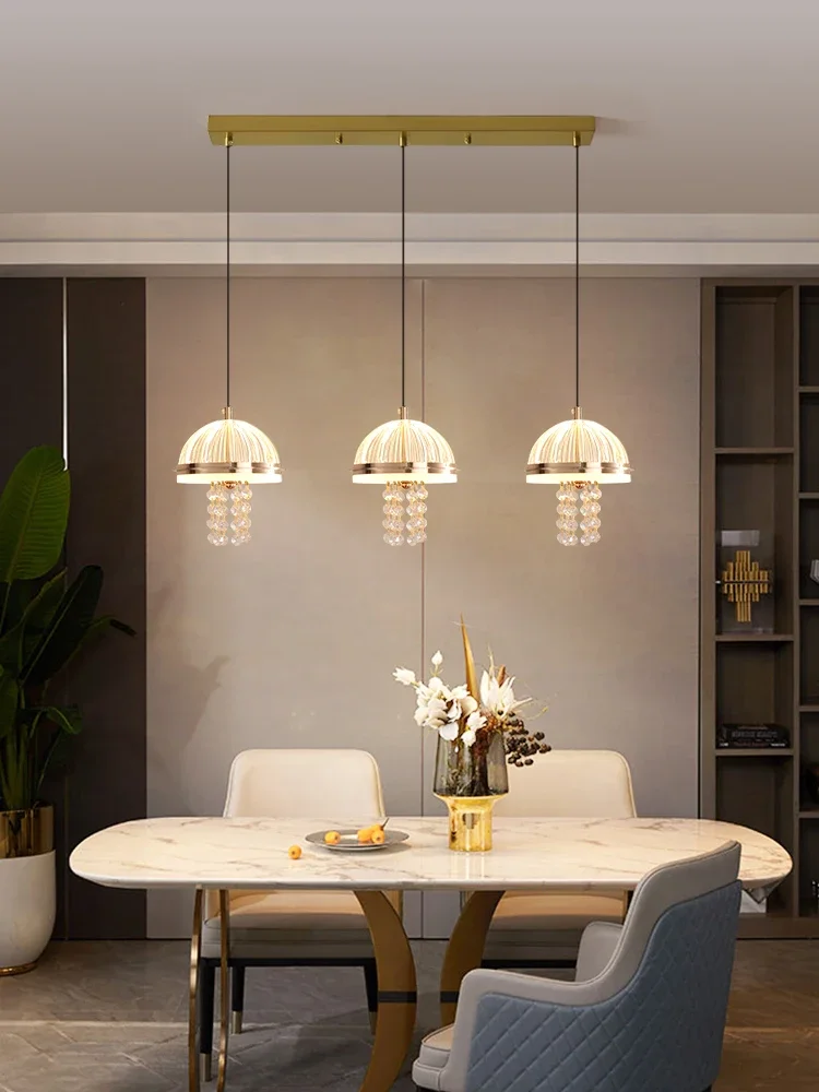 Прикроватная люстра для спальни новинка 2024 современная роскошная ресторана и