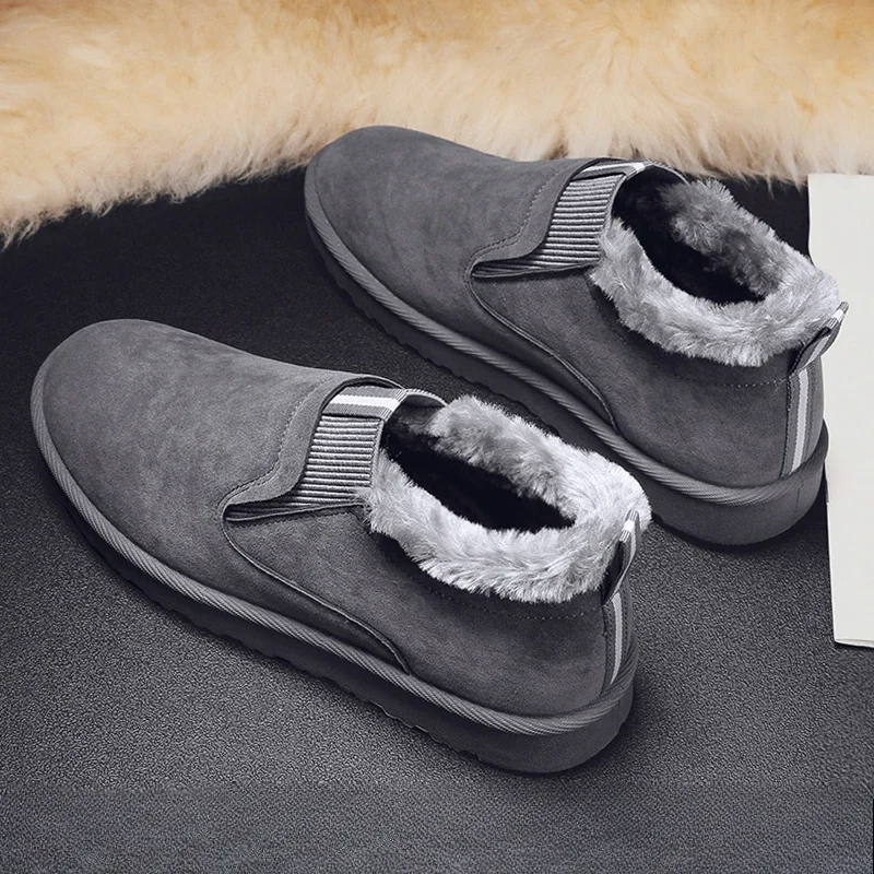 Зимние кроссовки спортивная обувь мужская из хлопковой шерсти мужские ботинки