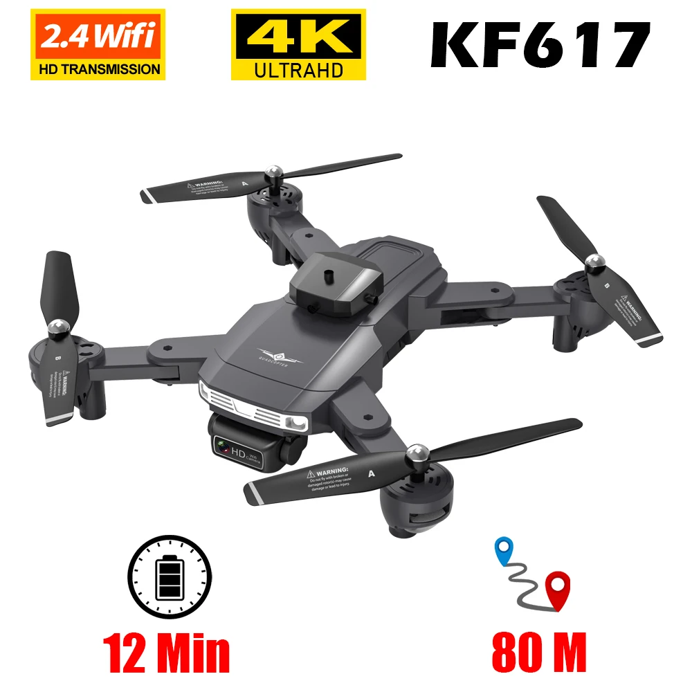 

2022 New KF617 Mini Drone 4k Profesional WIFI RC HD Dual Camera Drone Quadcopter Optical Flow Helicopter Obstacle Avoidance Toys